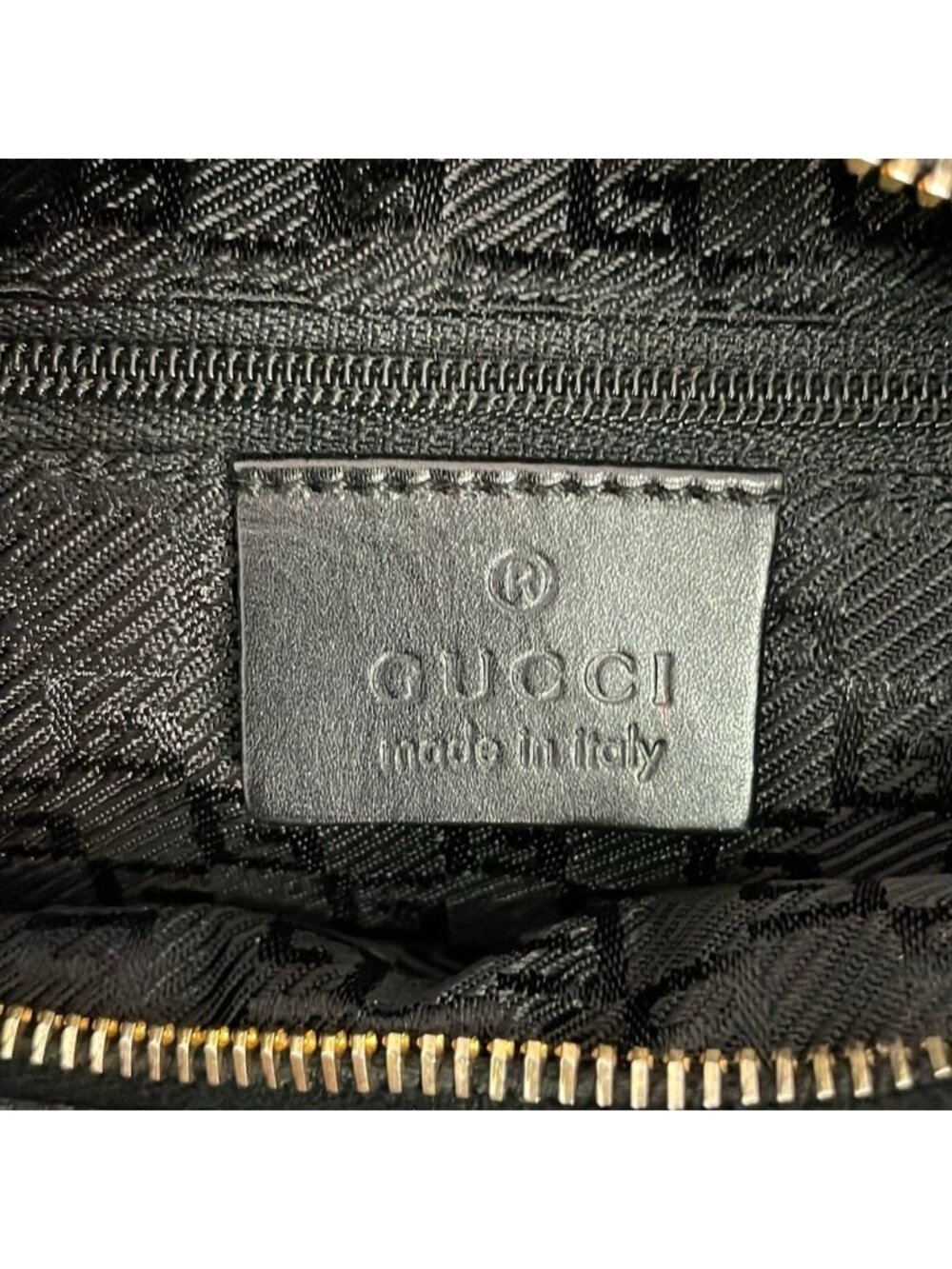 Gucci Shoulder Bag Black Leather - Picture 9 of 11